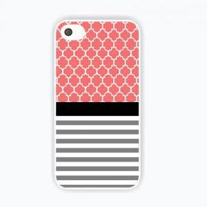 Carol And Grey Stripes Pattern - Iphone 5/5s Case