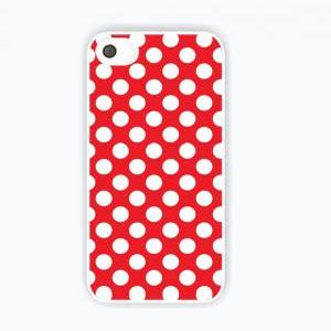 Red Polkadots - Iphone 4/4s Case, Iphone 5/5s/5s..