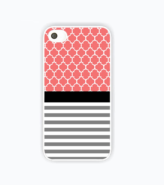 Carol And Grey Stripes Pattern - Iphone 5/5s Case
