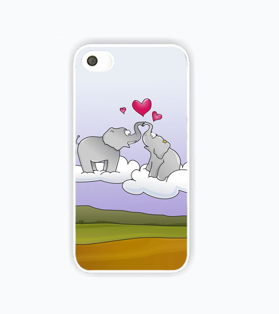 Cartoons Love Elephants - Iphone 5/5s Case