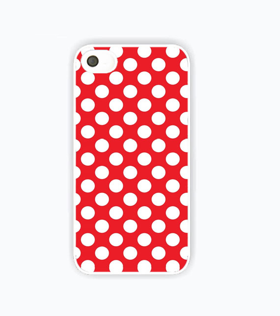 Red Polkadots - Iphone 4/4s Case, Iphone 5/5s/5s Case